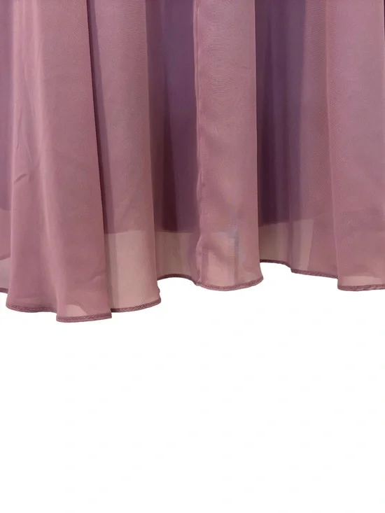 Chiffon One-Shoulder Asymmetrical Women's Dress, Size 16 - Picture 7 of 9